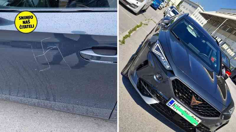 Skandal u Zagrebu: Mom dečku su na auto urezali kukasti križ! 14 24h VeznCCn