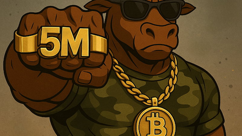 Bitcoin Drži $95K – $1M Može Doći Brže nego Što Se Očekivalo – BTC Bull Token Prešao $5M 13 5m bullpng
