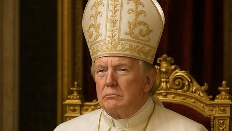 Trump opet provocira slikom sebe kao pape. 'To je čovjek koji je prekršio svih 10 zapovijedi' 19 73a9de677e990e7e 6Ym9ymb