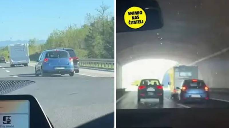 Policija i dalje traži divljake s autoceste: 'Bočno su se zabijali autima, strašno je bilo gledati!' 16 capture