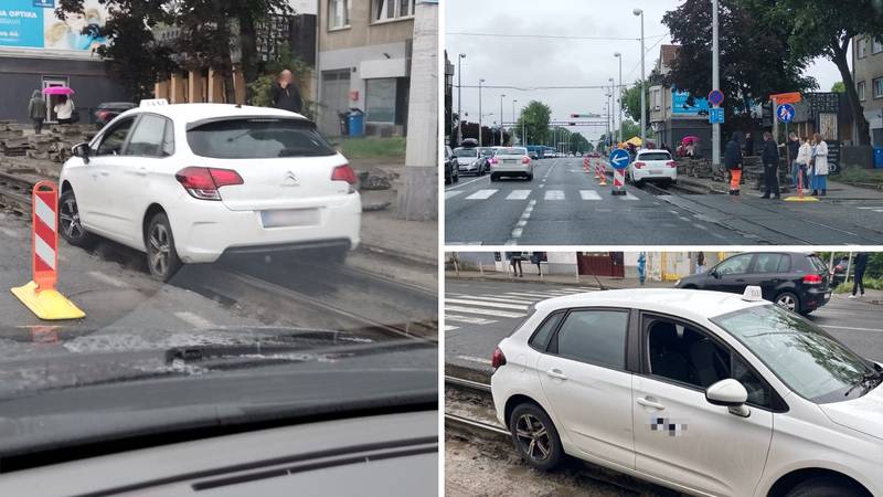 FOTO Kakav majstor: Autom se u Dubravi zaletio na tračnice pa zaglavio: Zaustavio je i promet 16 dizajn bez naslova 13png 1